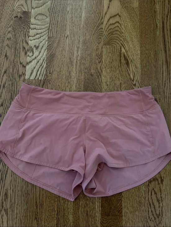 lululemon athletica Pants - lululemon athletica burnt orange Layered Running Shorts